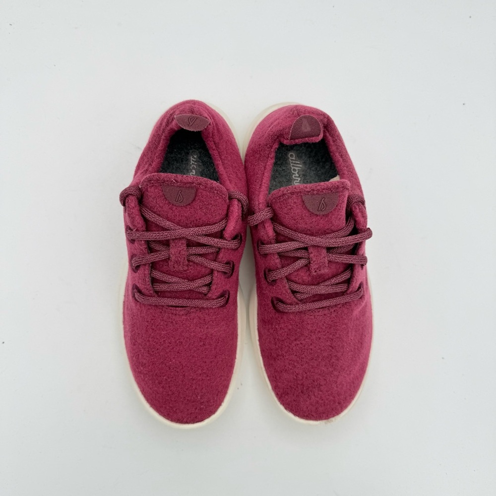 Allbirds - women's Wool Runner lace up sneakers Orchard merino wool shoes size 6 - Picture 4 of 10